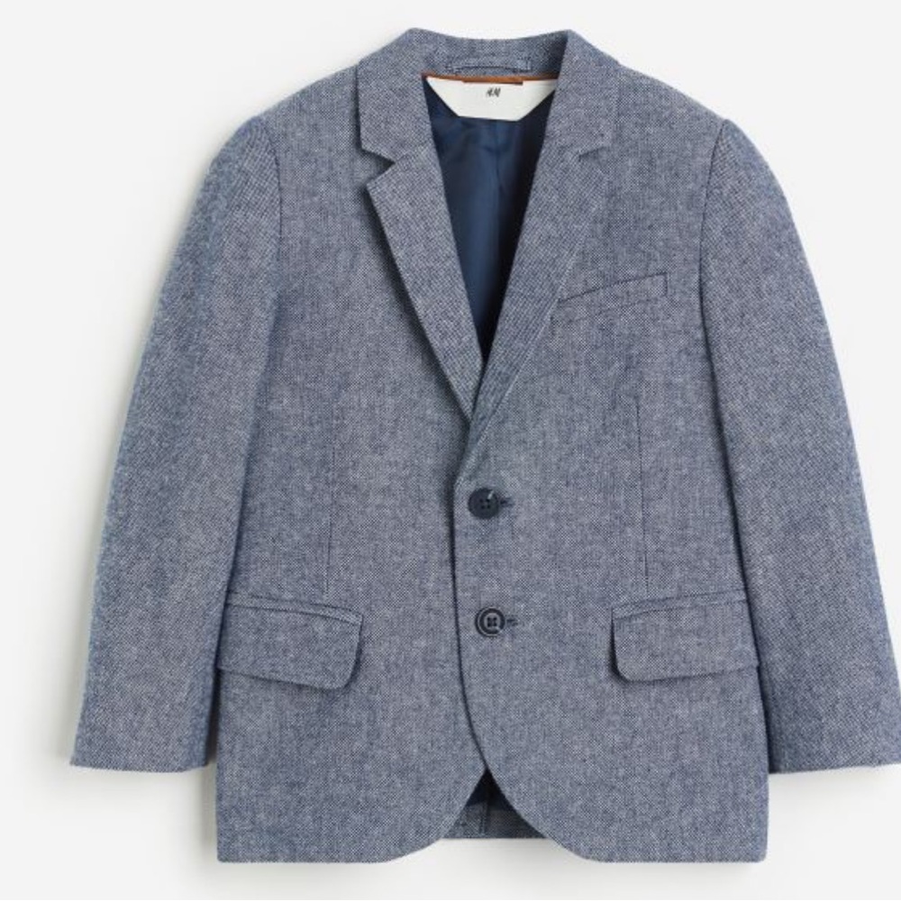 H&M BOYS COTTON DRESS JACKET